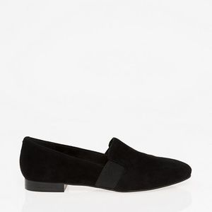 Suede Square Toe Loafer _New